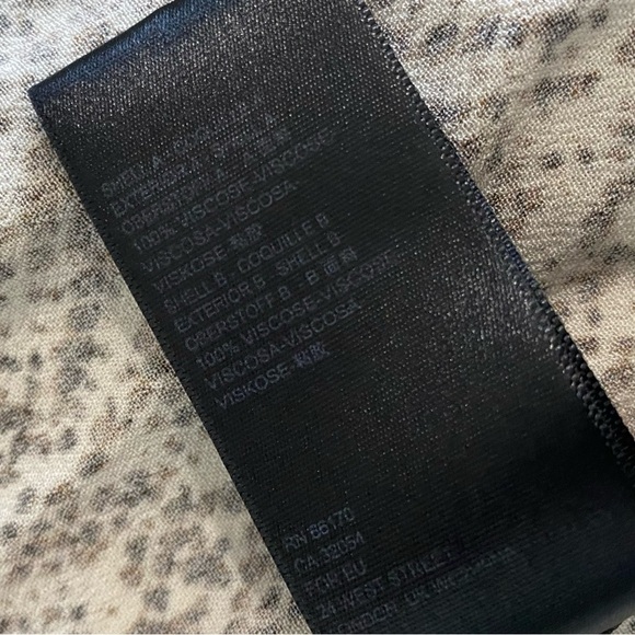 Free People Animal Print Midi Kimono Duster Cardigan Wild Nights - Picture 11 of 12